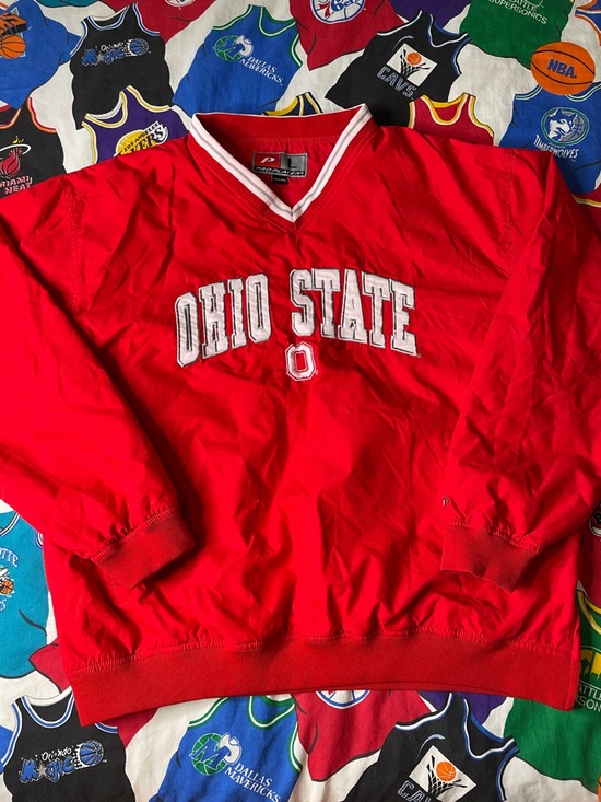 NCAA Other - Vintage NCAA Ohio State Buckeyes Pullover Windbreaker Jacket